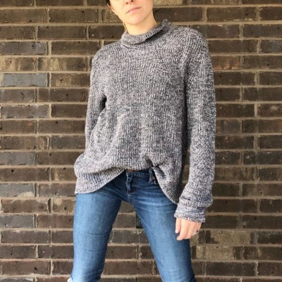 Magaschoni Sweaters - Magaschoni NWT Marble Grey High Neck Sweater